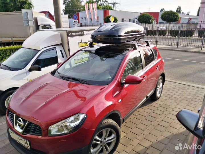 Автобокс Турино LUX черный на Nissan Qashqai