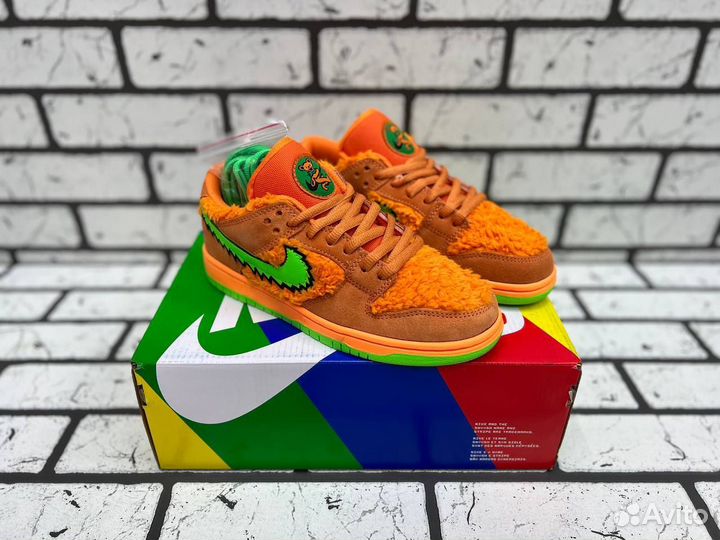 Кроссовки Nike SB Dunk Low Grateful Dead Orange