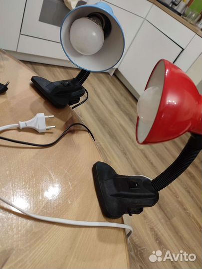 Лампы настольные и настенные