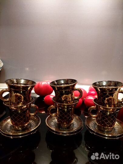 Чашка кружка с блюдцем