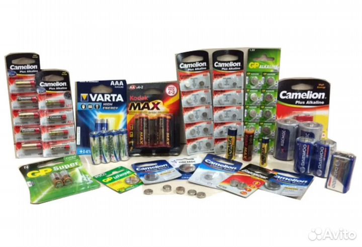 Батарейки щелочные, алкалиновая