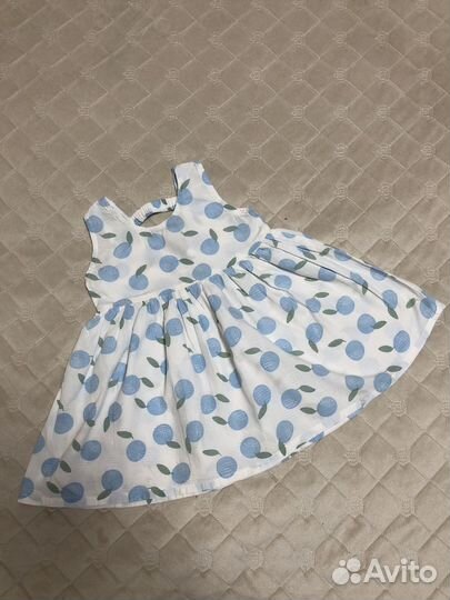 Летнее платье для девочки 86