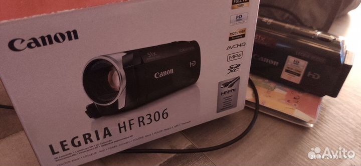 Видеокамера canon legria HF R306