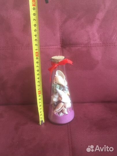 Колба с ракушками