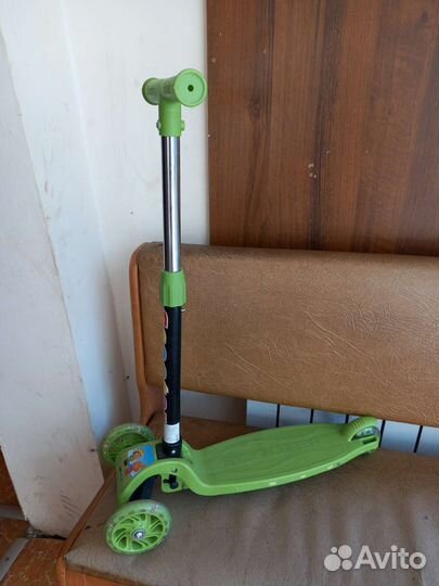 Самокат детский трехколесный складной
