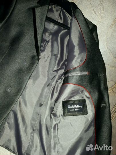 Костюм серый школьный (пиджак,брюки)