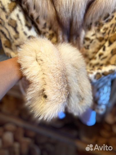 Полушубок из кролика зимний