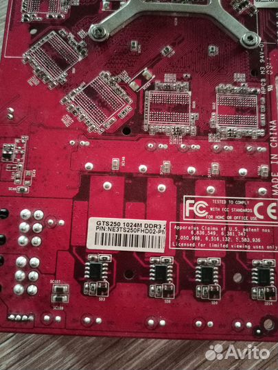 Видеокарта gtx250 1gb