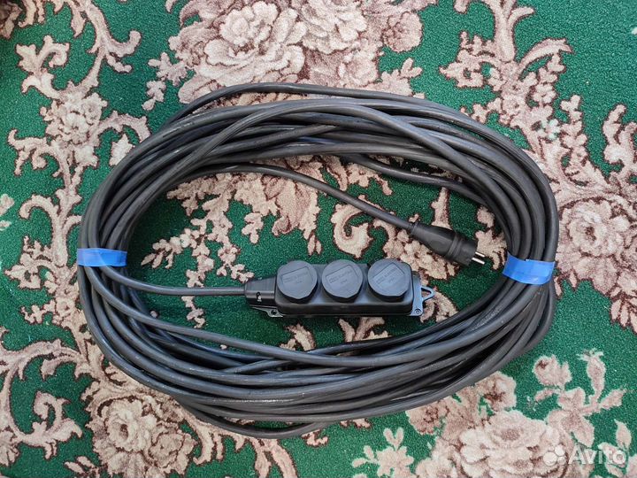 Удлинитель силовой кг-хл 25м. Морозостойкий