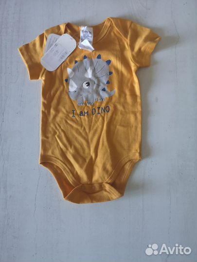 Пакет одежды боди штаны для мальчика 9 мес - 1 год