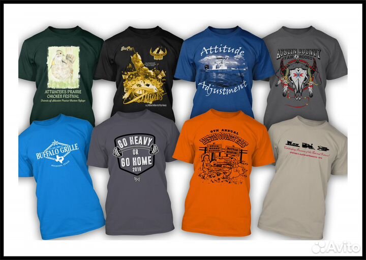 Печать на футболках, свитшотах, худи, шопперах