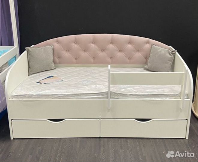 Кровать мягк спинка от 2х лет основание ламели лдс
