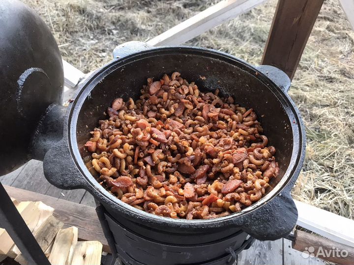 Казан чугунный 22 литра