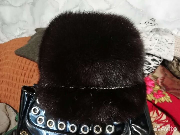 Шапка норковая женская