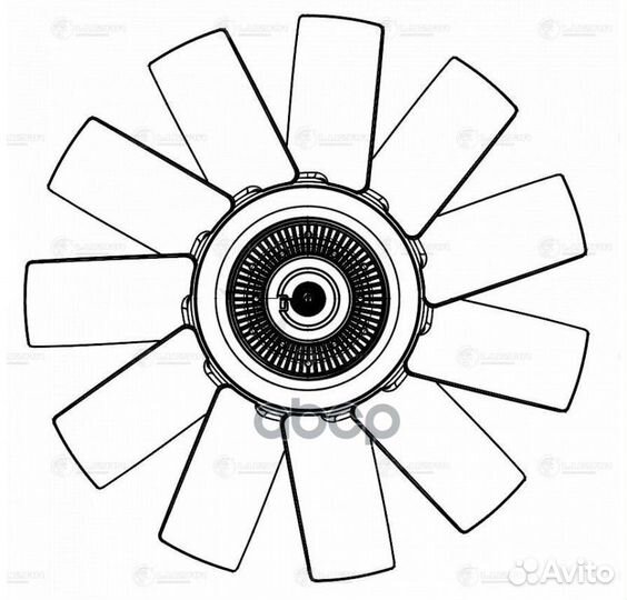 Муфта вязкост. для а/м газон Next, газ 3308, па