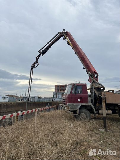 Услуги автобетононасоса