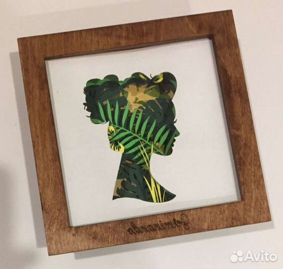 Многослойная картина из бумаги