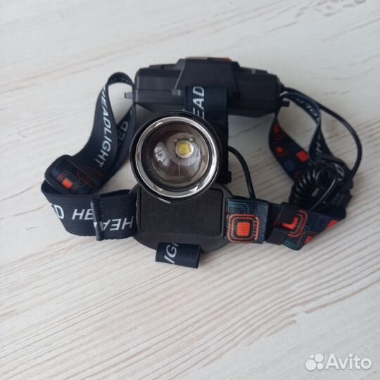 Налобный фонарь аккумуляторный