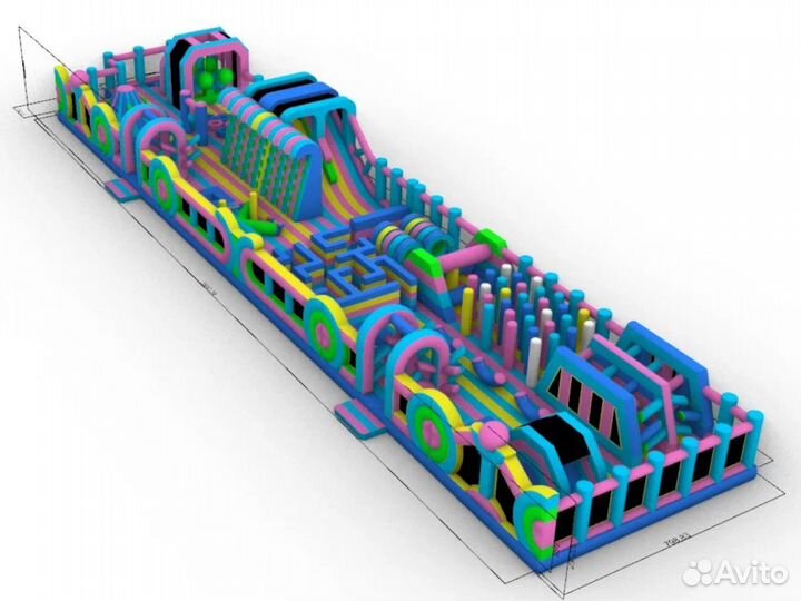 Надувной парк, игровая комната для детей