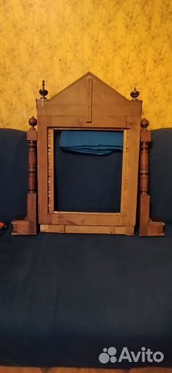 Антикварная рама под зеркало псише