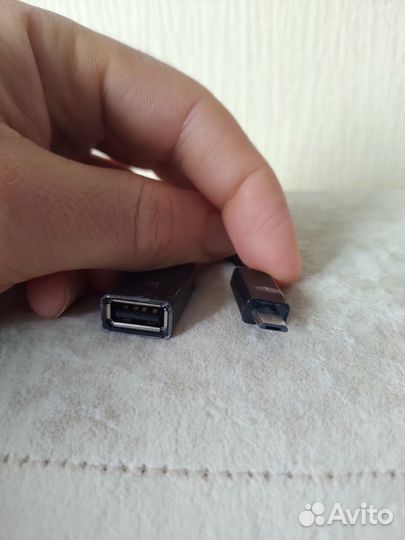 Кабель OTG micro usb - usb и кабель для зарядника