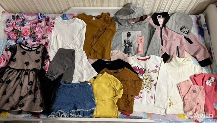 Одежда пакетом на девочку 104 110