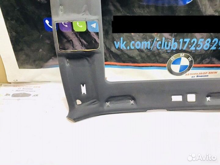 Обшивка потолка под панораму Bmw X5 E53