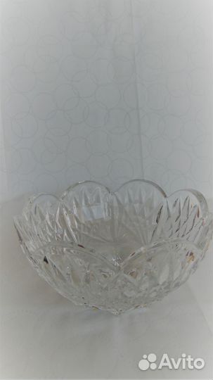 Посуда для сервировки хрустальная