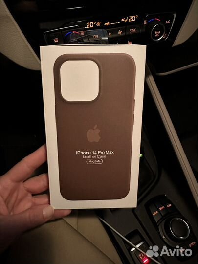 Новый кожаный чехол 14 pro max