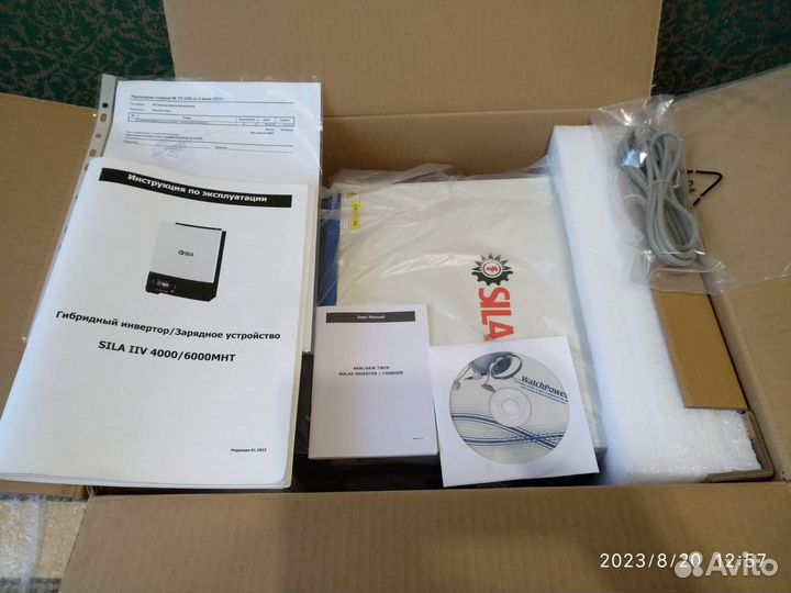 Гибридный солнечный инвертор sila IIV 4000MHT