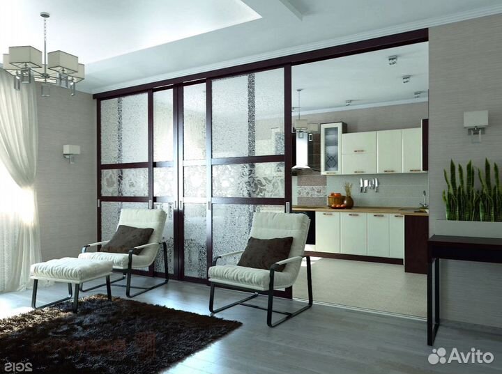 Межкомнатные перегородки Лофт для зонирования