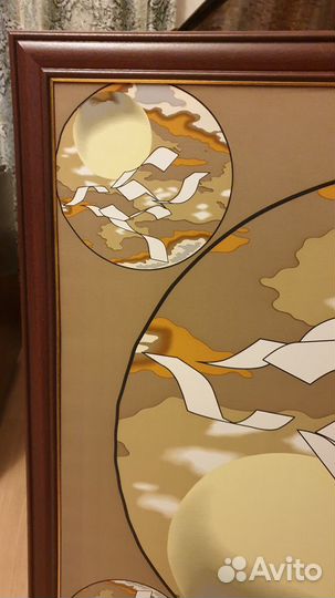 Картина (батик, абстракция)