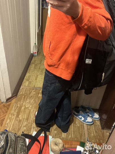 Очень широкие кастом джинсы baggy