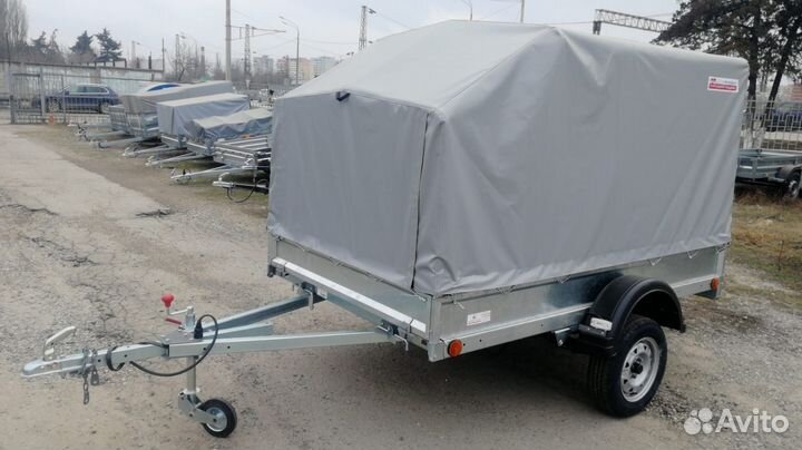 Прицеп Крепыш 2.5 плюс с высоким тентом