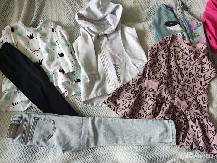 Вещи пакетом на девочку 110, 116, 122 см