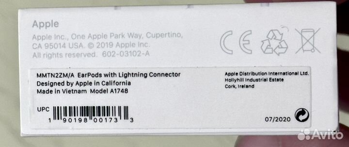 Наушники apple airpods проводные