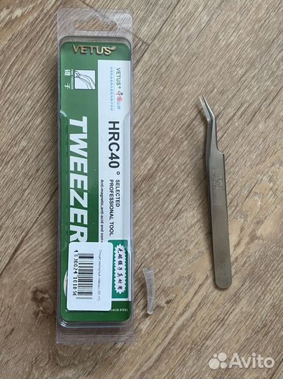 Пинцет для наращивания ресниц enigma vetus