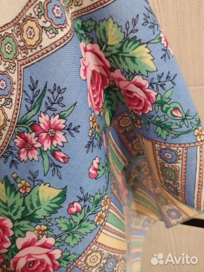 Павловопосадский платок шерсть