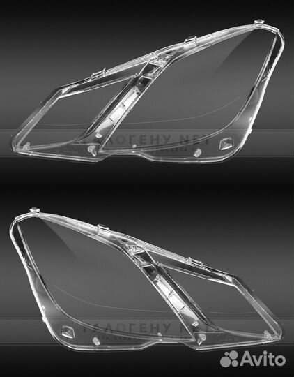 Стекла фар Mercedes W207 Купе 2009-2013 левое прав