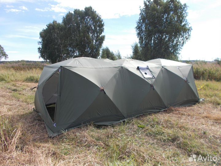 Палатка Куб 2,20-3К,3-сл+отст Уралзонт
