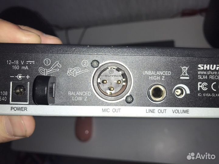 Радиосистема shure SLX24 beta 87a оригинал