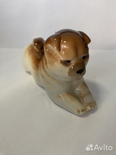 Статуэтка фарфоровая собака чау чау лфз