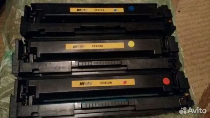 Картриджи сf 410 cf 411А cf412 на запчасти (4шт)