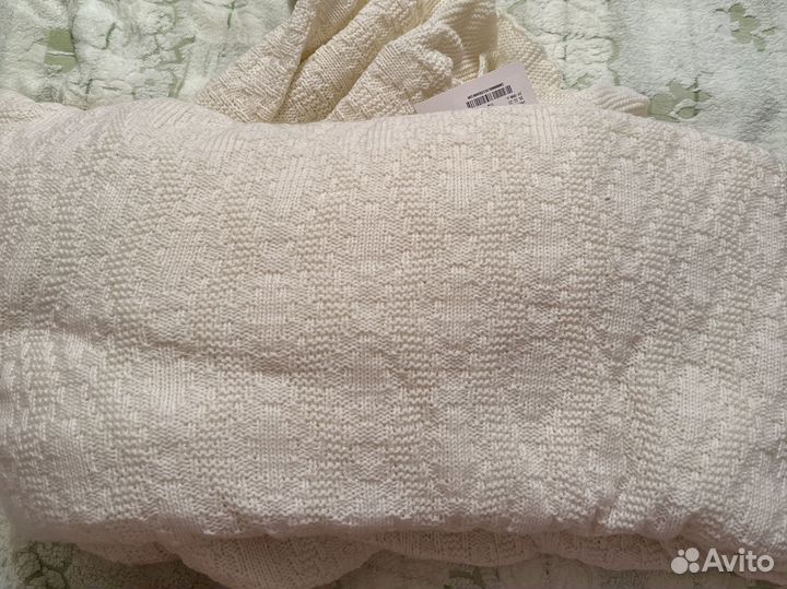 Плед вязанный