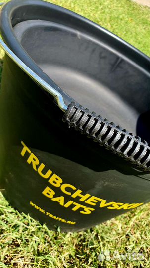 Ведро для прикормки большое + таз + крышка