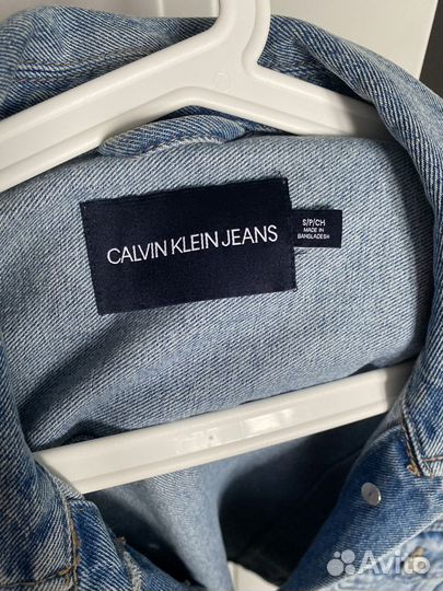 Джинсовая куртка женская calvin klein