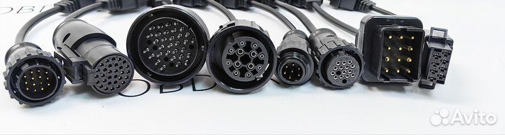 Комплект грузовых переходников delphi DS150E HD