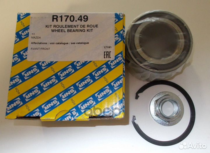 Подшипник ступичный с ремкомплектом R170.49