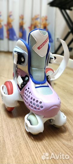 Роликовые коньки детские раздвижные