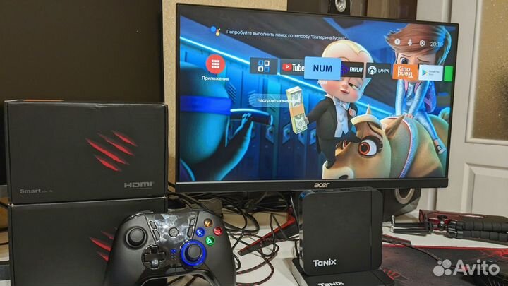 Приставка с каналами ютубом сериалами и кино